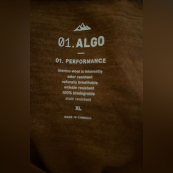 ALGO Performance XL Men’s Long Sleeve Shirt - Like New - Picture 3 of 3